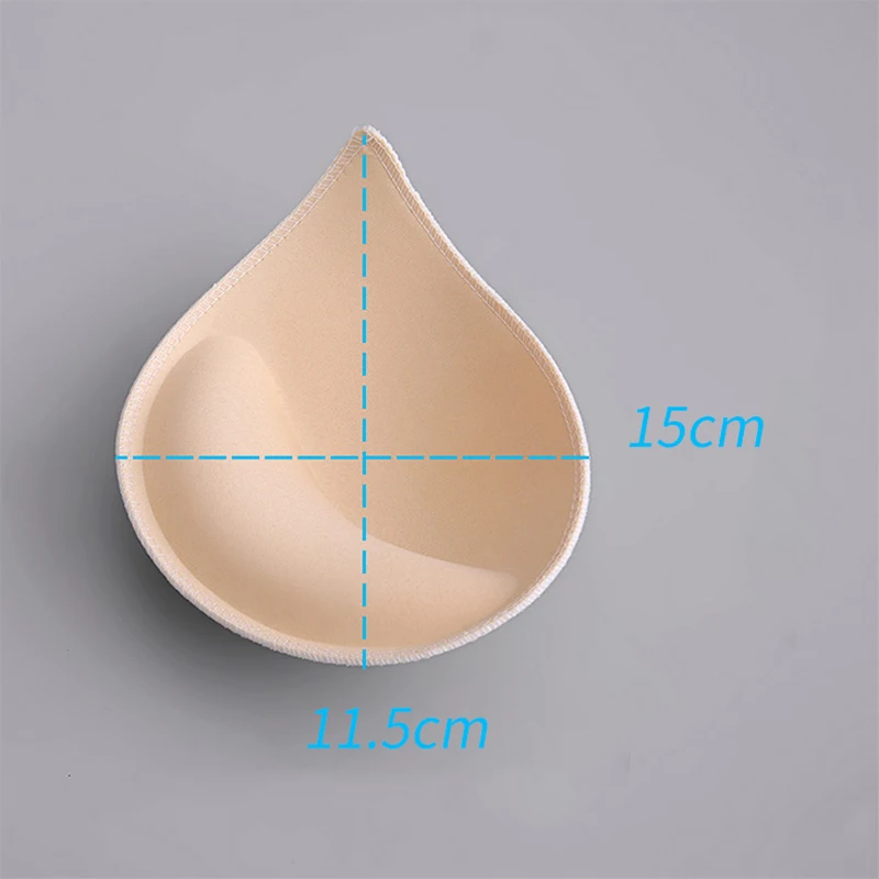 Spong Bra Pads Set Bikini Chest Cup Push Up Insert Foam Pads For Women Swimsuit Padding Removeable Enhancer Accessories 2-1Pair bra pads inserts bra insert pads