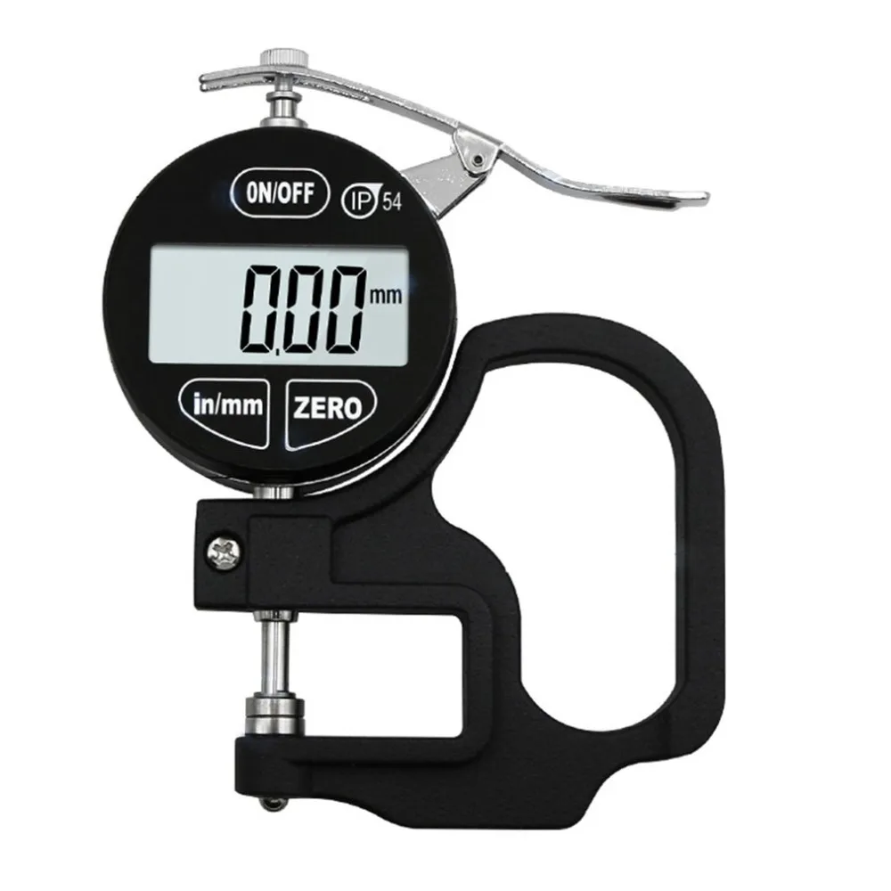 Portable IP54 Digital Electronic Micrometer Micrometro Percentage Thickness Gauge Meter Tester 0.01/0.001mm inch/Metric