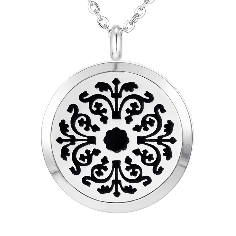 406 Essential Oil Diffuser Locket Pendant Necklace