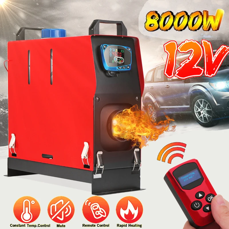 

3KW/5KW/8KW 12V All-in-One Air Diesel Heater Car Heater Air Conditioner Machine + Remote Control LCD Display For Truck Boat