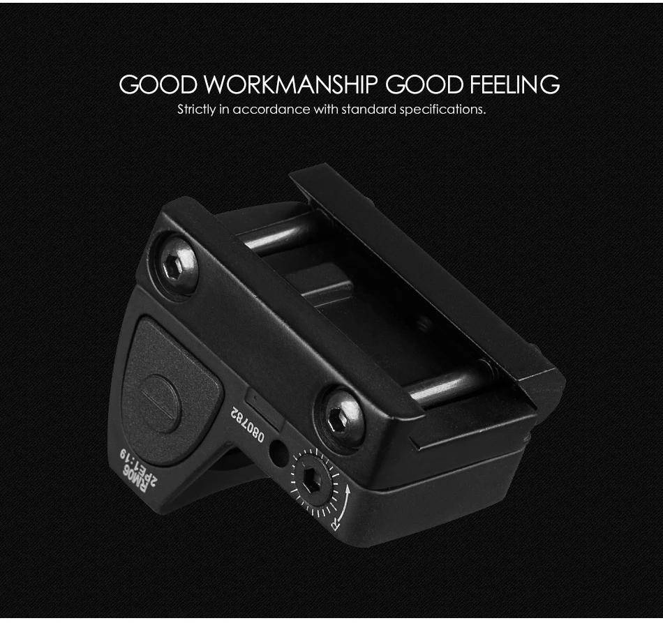 Pistola de Visão Ferroviário para Airsoft Estoque Sight Colimador Glock Reflexo Escopo Apto 20mm Tecelão Caça Rifle us Rmr Red Dot 9 Us estoque rmr red dot sight colimador