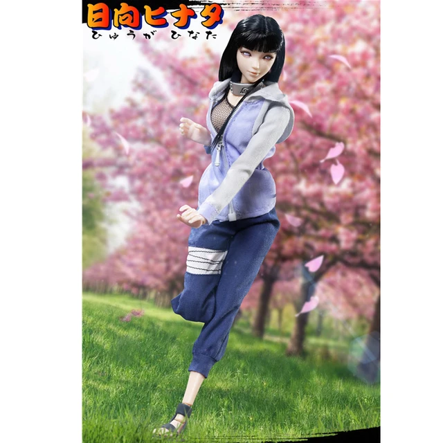 16 Cm Desenho Animado Naruto Girls Hyuga Hinata Uzumaki Passo Twin Lion  Fists PVC A￧￣o Figura Anime Doll Modelo De $106,52