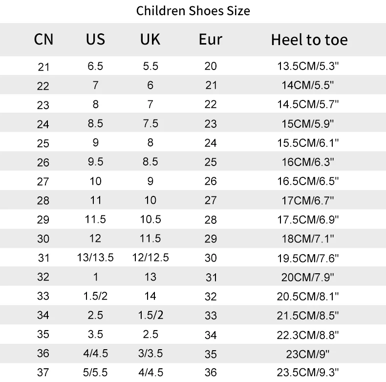 children-shoes-size