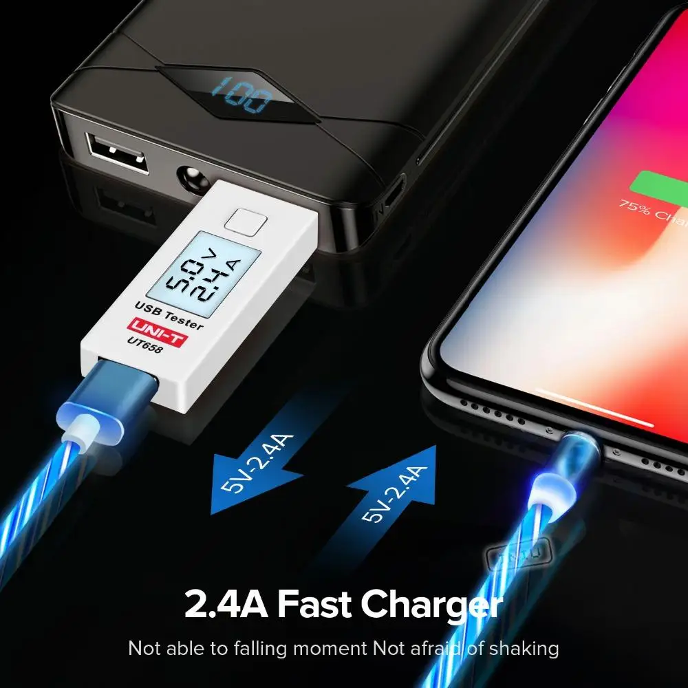 Магнитный расходомер светящийся светодиодный usb-кабель со светом для samsung Galaxy S10 обратите внимание; размеры 9 и 10 A90 A70 A5 A7 J5 A6 A8 плюс телефон Зарядное устройство