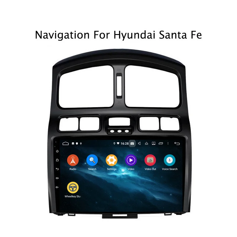 Clearance 9" 4G RAM 32G ROM Octa Core Android 9.0 Car DVD GPS For Hyundai Santa Fe 2006 2007 2008 2009 2010 2011-2015 5