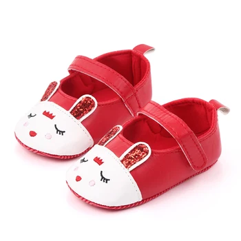 

New Newborn Baby Cartoon Sneaker Rabbit Stitchwork Anti-slip Single Shoes Sneaker Baby Shoes Girls Comfort shoes