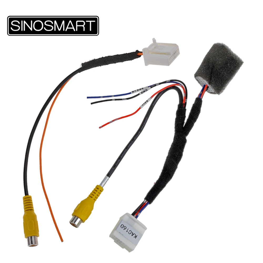Соединительный кабель SINOSMART C16 для Hyundai ix25/KIA K4 камера заднего хода OEM монитора не