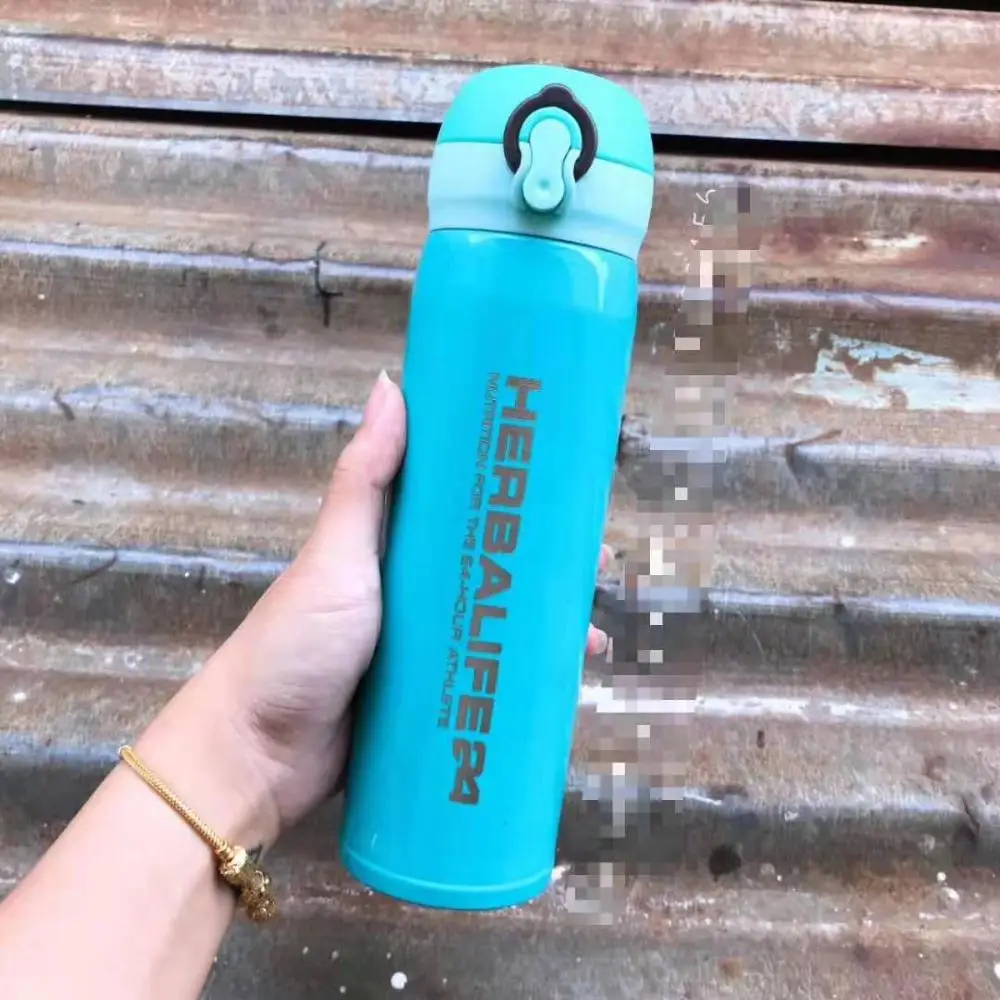 Herbalife чашка из нержавеющей стали Вакуумная фляжка чайная чашка открывающаяся Подарочная чашка