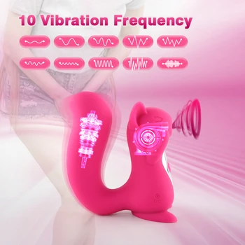 Animal Shape Vibrartor for Women Sex Toys Sucking&Licking Vagina Massage Nipple Clitoris Stimulate Female Masturbator Erotic Toy 3