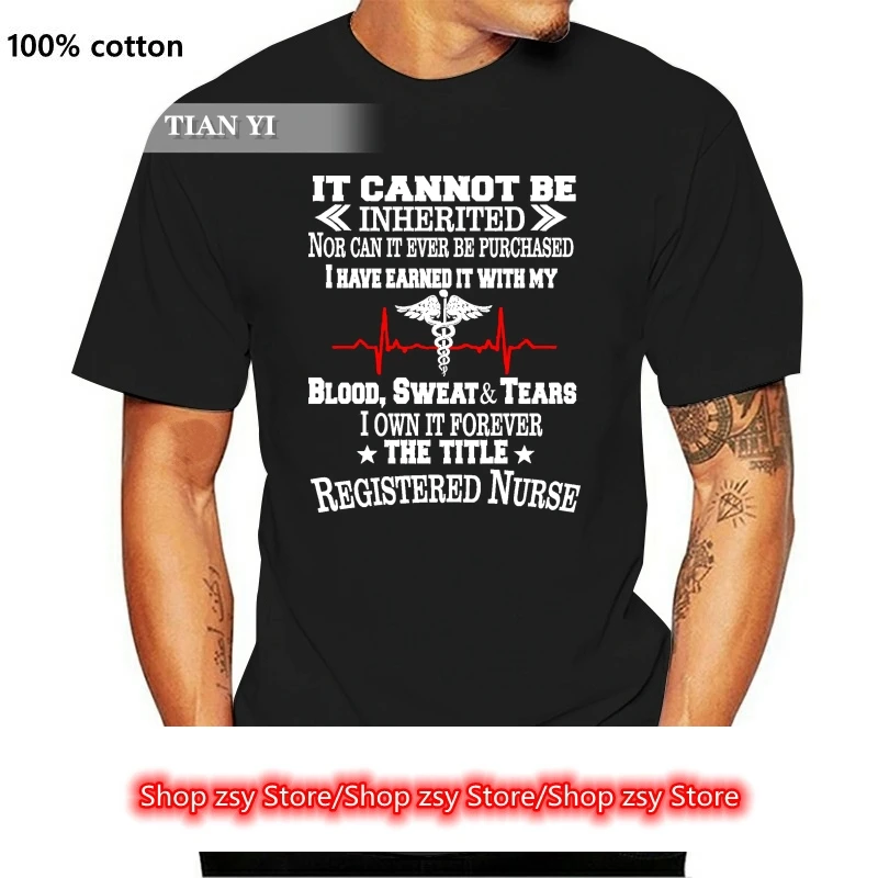 Camiseta con estampado de enfermera para hombre y mujer, camisa con frase I Own It Forever, no se puede hervir ni se puede - AliExpress