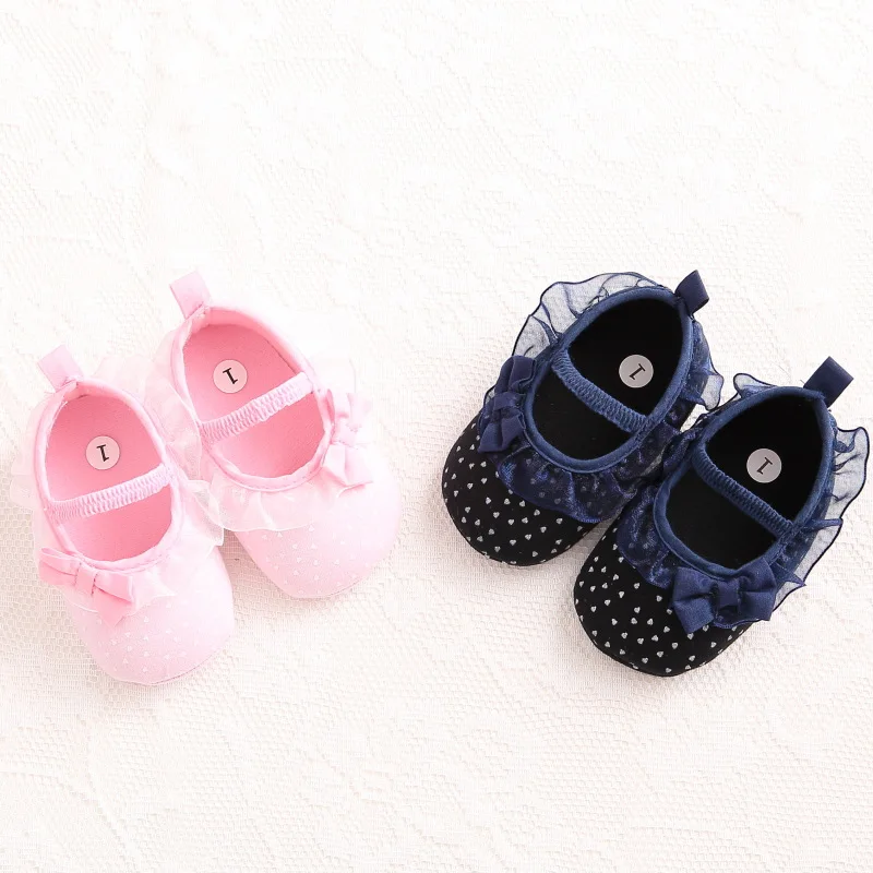 Babyshoes/Обувь для маленьких девочек от 0 до 1 лет; обувь принцессы с мягкой подошвой для малышей