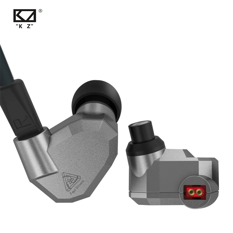 Гибридные наушники-вкладыши KZ ZS5 2DD + 2BA Hi-Fi наушники DJ монитора спортивные для бега