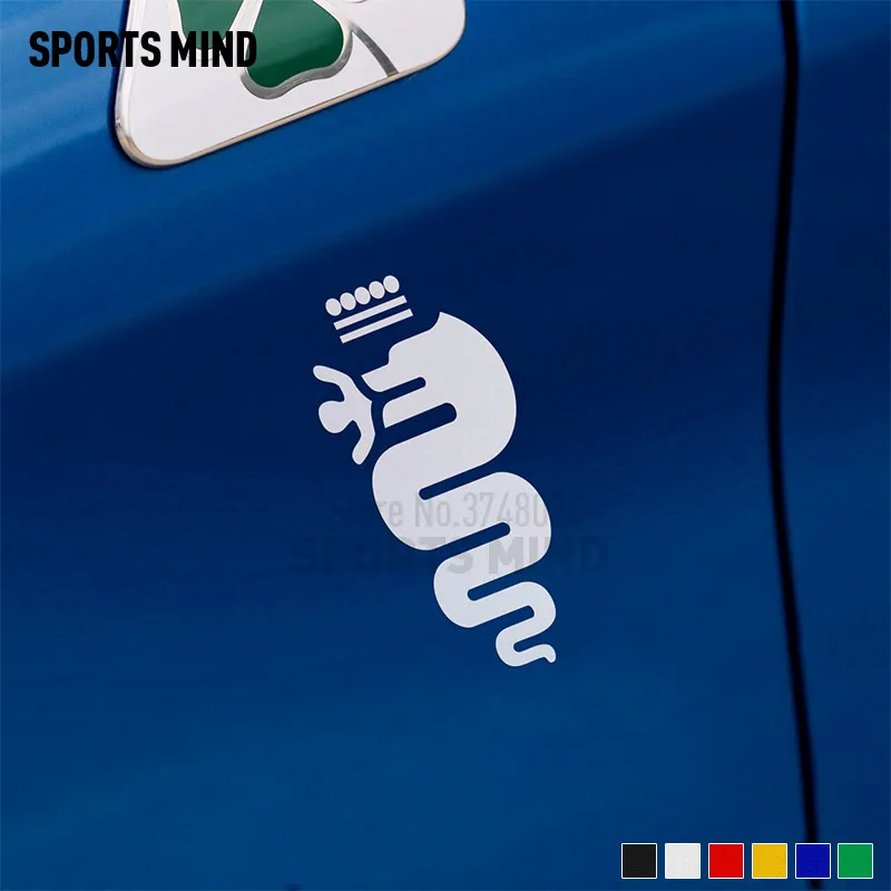 Vinyl Car Stickers 2 X For Alfa Romeo Giulia Stelvio 159 147 156 Giulietta Duetto GT Accessories
