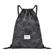 Пляжная сумка, спортивная сумка для фитнеса, сумка с карманами, унисекс, сумка на шнурке, рюкзак, сумка Borsa da donna con coulisse#25