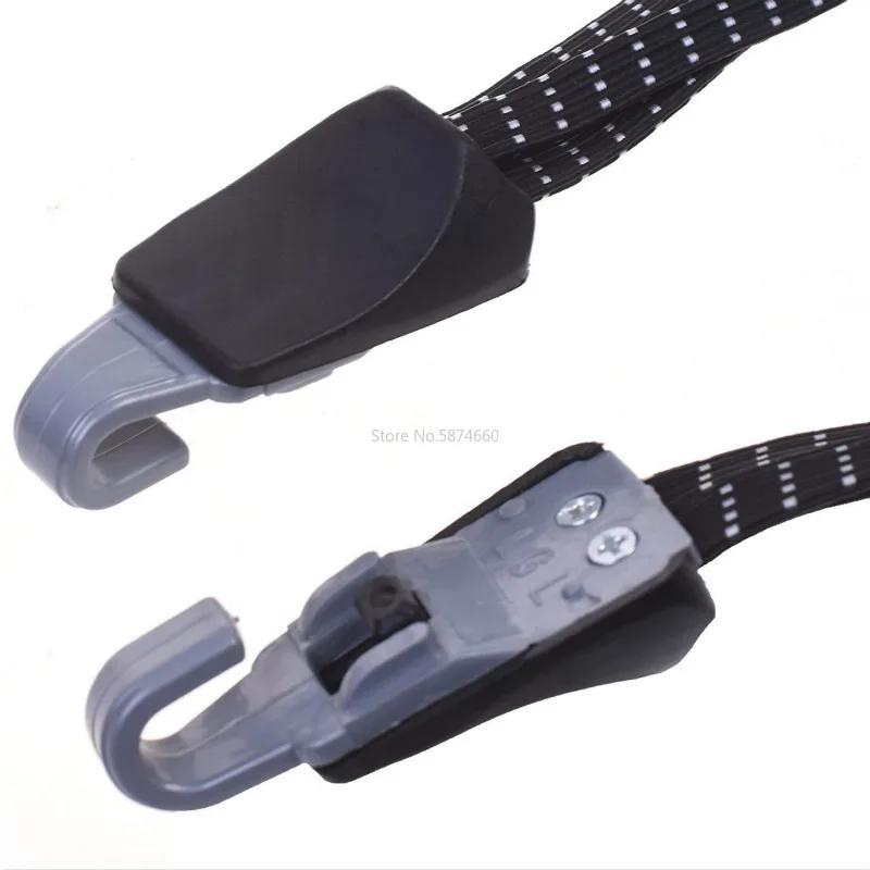 Bicycle Luggage Rope Mountain Bike Elastic Straps Cord Hooks 1PC