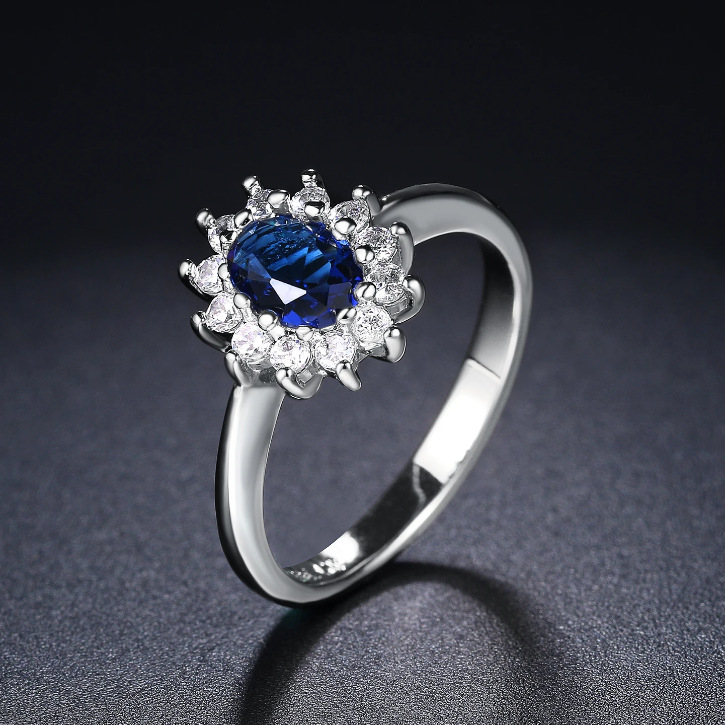 Antique GIA Pailin Blue Sapphire Ring Princess Diana Style | Exquisite  Jewelry for Every Occasion | FWCJ