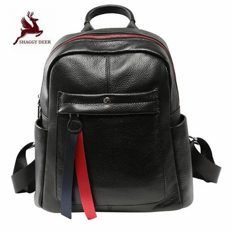

Muliti-function Designer Luxury Black Lady Backpack Soft Quality Travel Handmade Backpacks