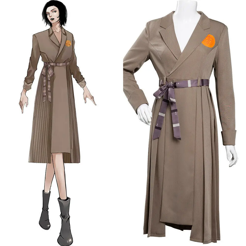

New 2021 Loki Season 1 Loki Sylvie The Variant Cosplay Jacket Coat Work Clothes Halloween for Women