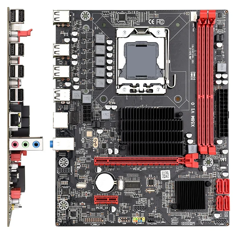 X58 LGa 1366 M-ATX материнская плата двухканальная DDR3 32G ram PCI-E 16X USB 2,0 SATa 2,0 материнская плата Поддержка LGa 1366 ВСЕ Серии CP