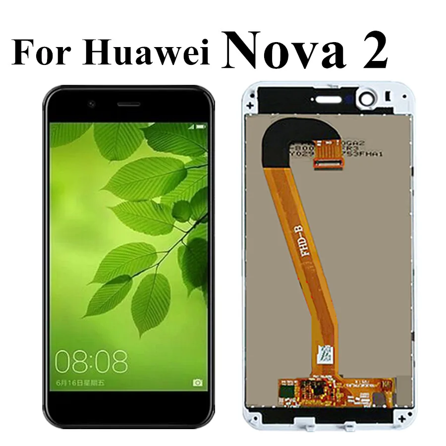 5 0 ''ЖК дисплей для Huawei Nova 2 ЖК сенсорный экран дигитайзер панель с рамкой nova2 PIC