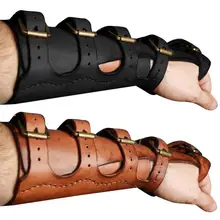 Carol Traditional Archery Shooting Glove ARM Guard Cow Leather AG309 Black L/H Carol Traditional Archery Shooting Glove ARM Guard Cow Leather AG309 Black L/H