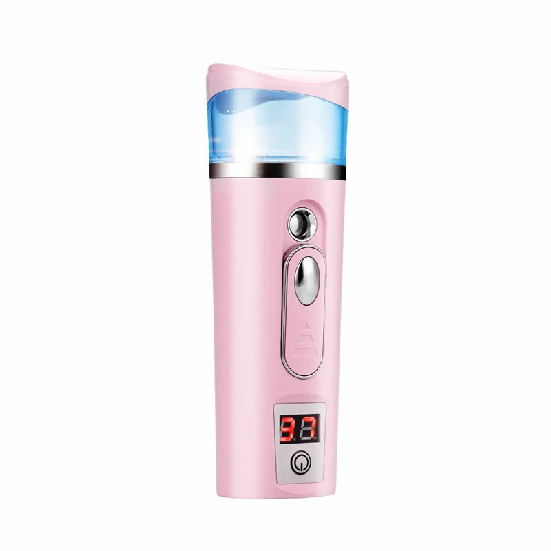 

3In1 Handy Facial Steamer Nano Mister Face Spray Bottle Mist Sprayer Skin Moisture Meter Power Bank Portable USB Rechargeable