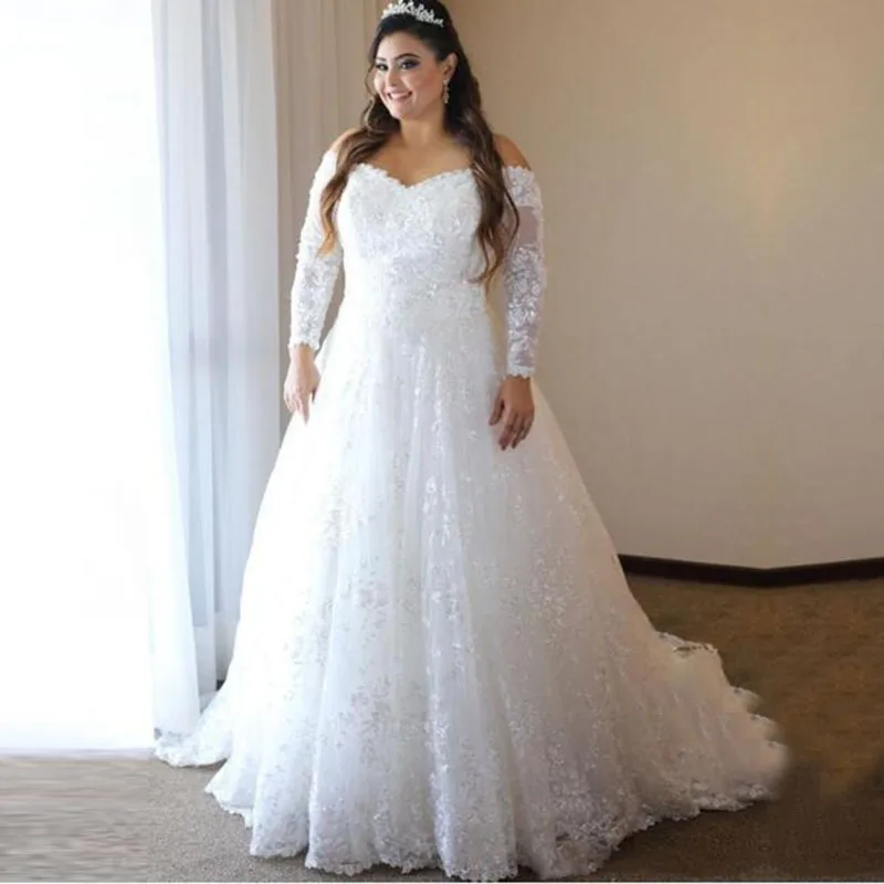 plus size ivory wedding dresses