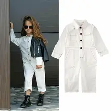 childrens white overalls