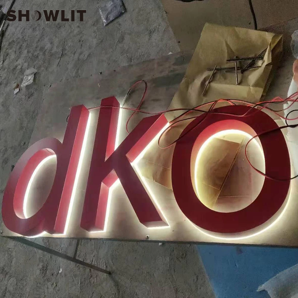 Backlit Letter Sign For Front Decoration Metal Channgel Letters Signs | Обустройство дома