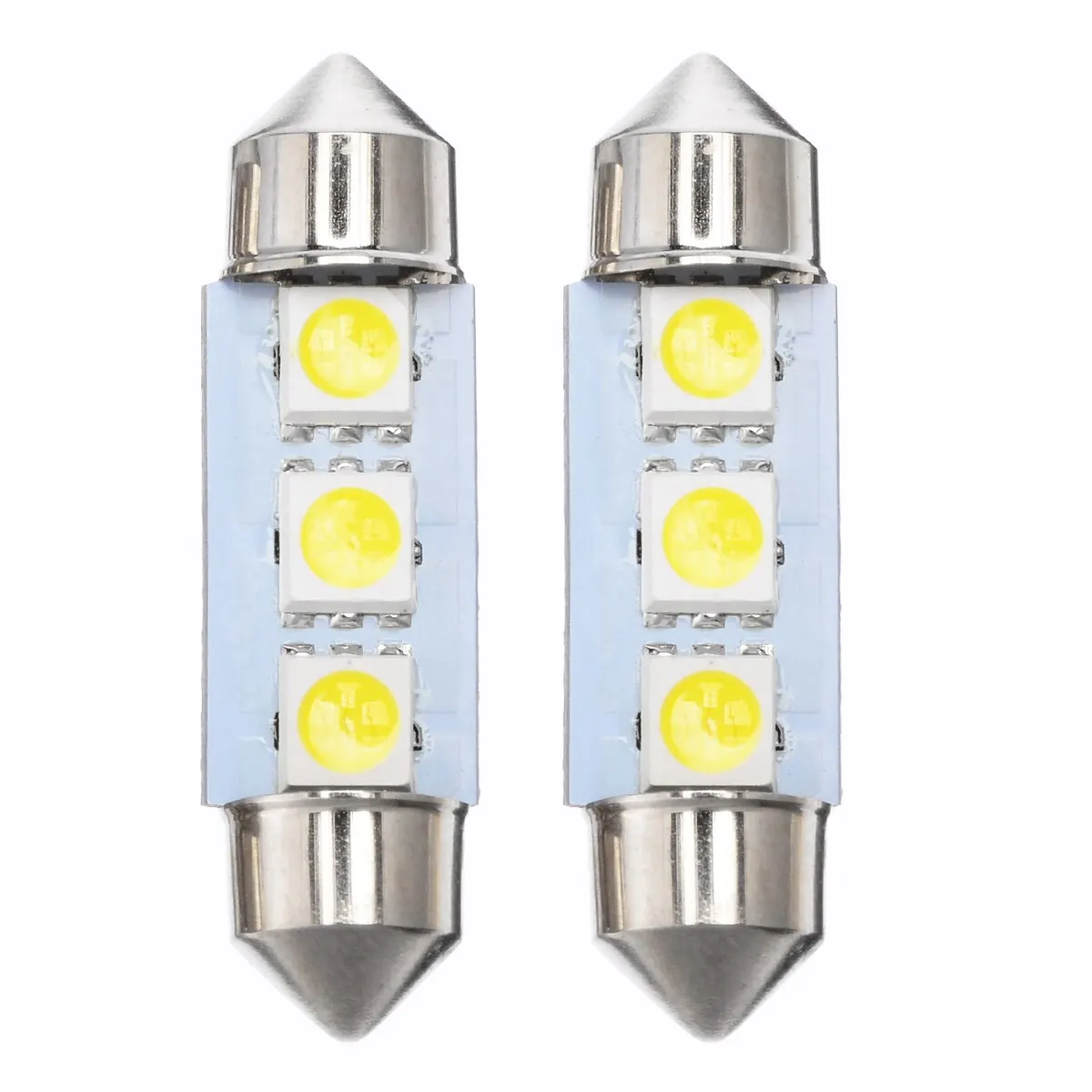 14PCS White LED Car Interior Light Kit Set 1157 T10 31 36mm Auto  Dome Map License Plate Lights Lamp