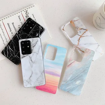 

Glossy Marble Phone Case For Samsung Galaxy A10s A20s A30 A50 A70 Marble Texture TPU Case For Samsung A51 A71 A90 A7 A8 A9 2018