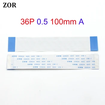

2pcs 36pin FFC FPC flat line flexible cable 0.5mm pitch 36 pin A Forward Length 100mm 10cm Ribbon Flex Cable