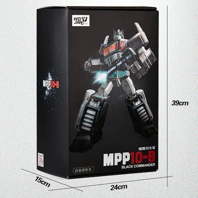 Wei jiang MPP10B MPP-10B MP10B сплав трансформации OP G1 рисунок трейлер грузовик контейнер черный командор литья под давлением негабаритных игрушек