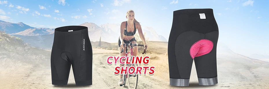 WOSAWE Women's Cycling Shorts Skirts 3D 