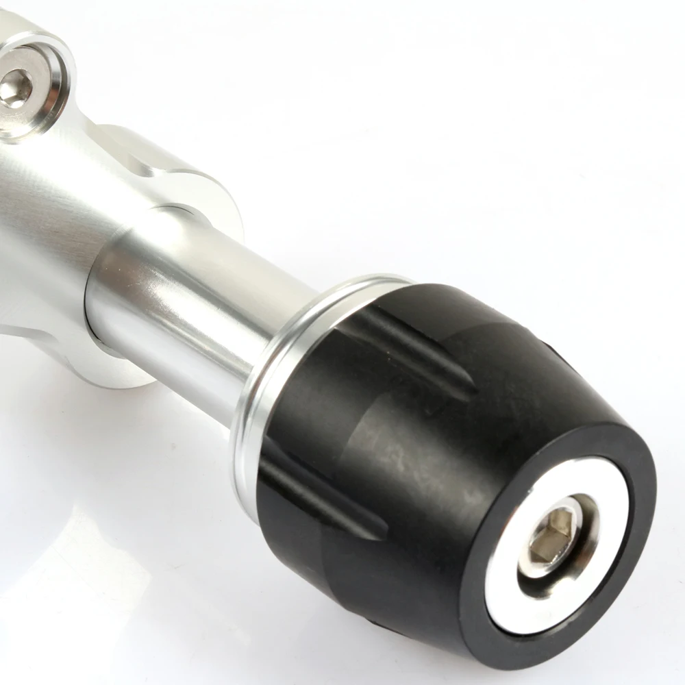 Motorcycle Exhaust System silencer Wheel Slider Crash Anti fall protector For YAMAHA Nmax155 NMAX 155 Aluminum CNC Adjustable