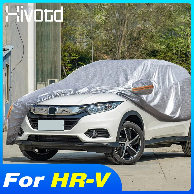 

Hivotd Outdoor Car Cover Waterproof Parts Auto Exterior Anti-dirty Sunshade Protection Accessories For Honda HRV HR-V 2015-2021