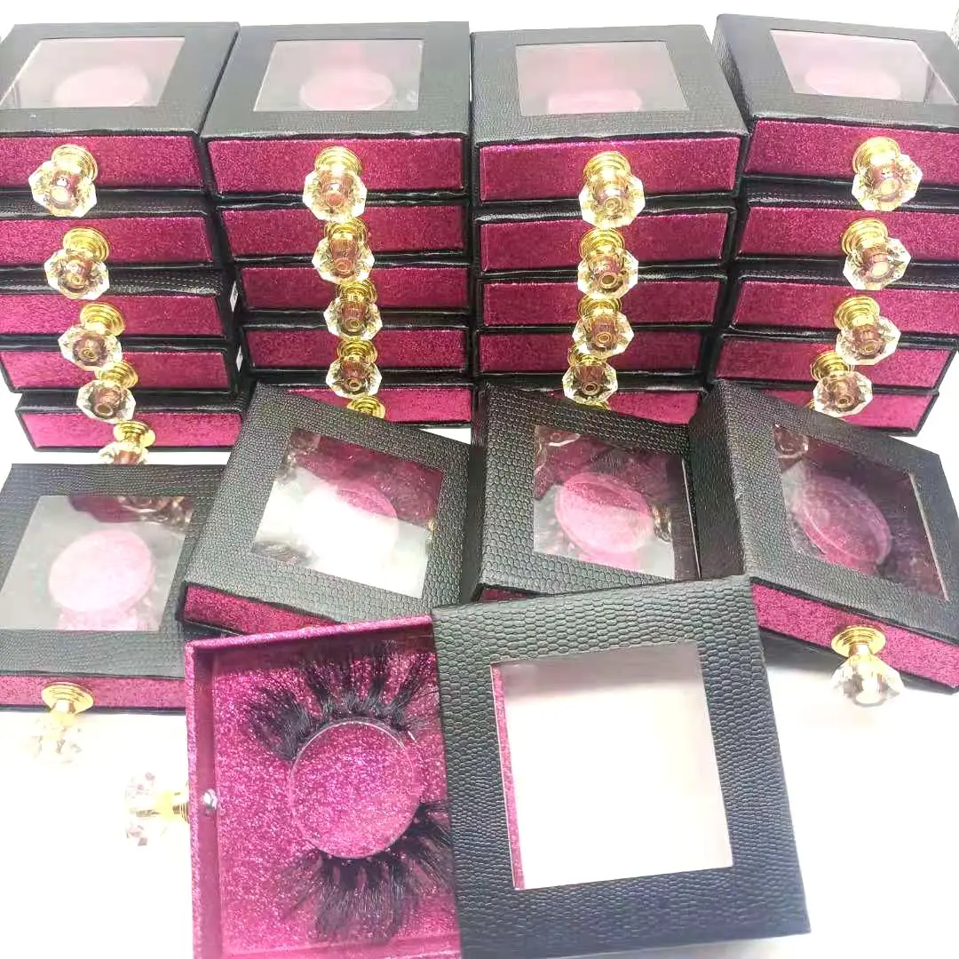 

25mm Mink Eyelash Drawer Box Real Mink Eyelashes Wholesale Fluffy Mink Eyelashes Soft Hot Sale Mink Eyelashes