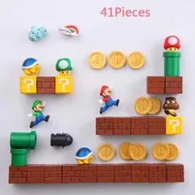 10 шт. 3D Super Mario Bros магниты на холодильник магнит стикер сообщений взрослый человек Девочка Мальчик Дети Детские игрушки подарок на день рождения