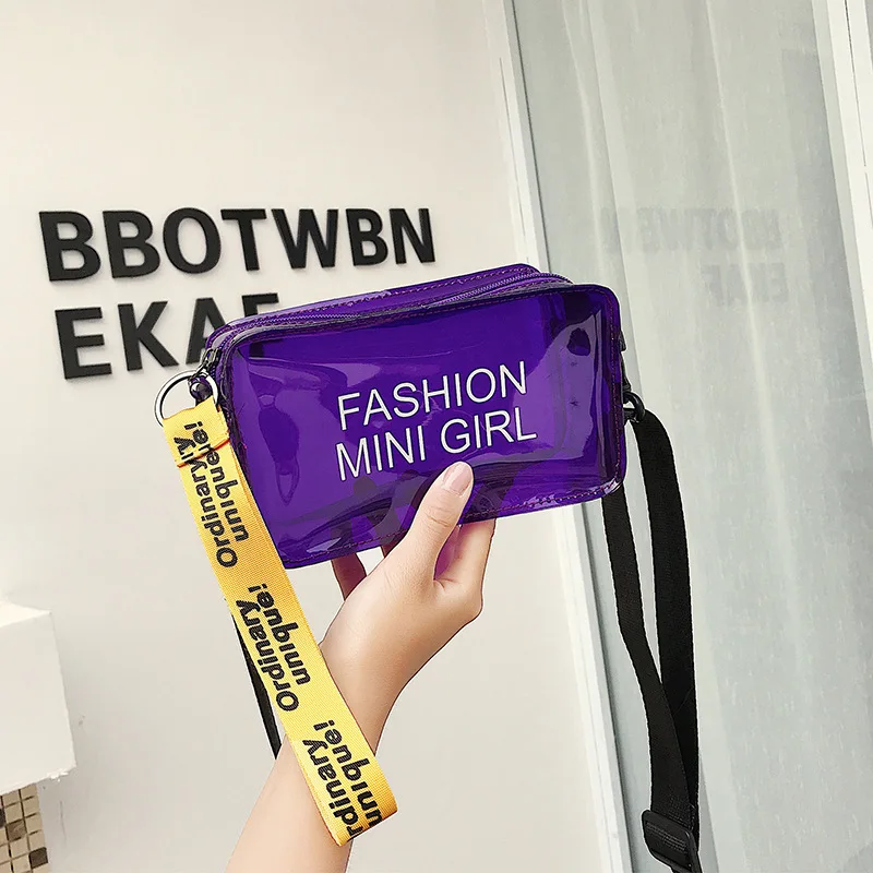 

CHILDREN'S Bag Summer New Style INS Super Fire Jelly Transparent Bag Korean-style Versatile Mini Shoulder Fairy Bag