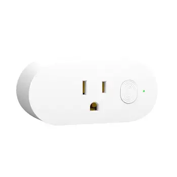

Smart Plug WiFi Mini Socket Outlet Compatible with Alexa and Google Energy Monitoring Function Remote Control by Phone Socket