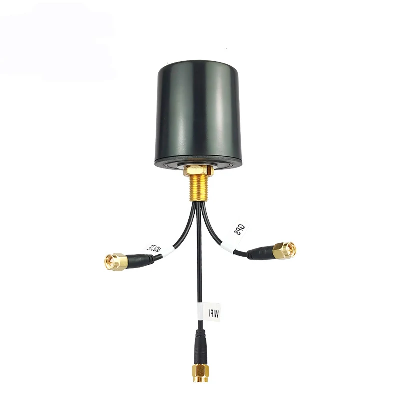 GPS BD 4G WIFI 2.4G GSM GPRS Combination Vehicle Navigation Antenna 3 in 1 Outdoor IP66 IP67 Waterproof SMA Male 3m Cable