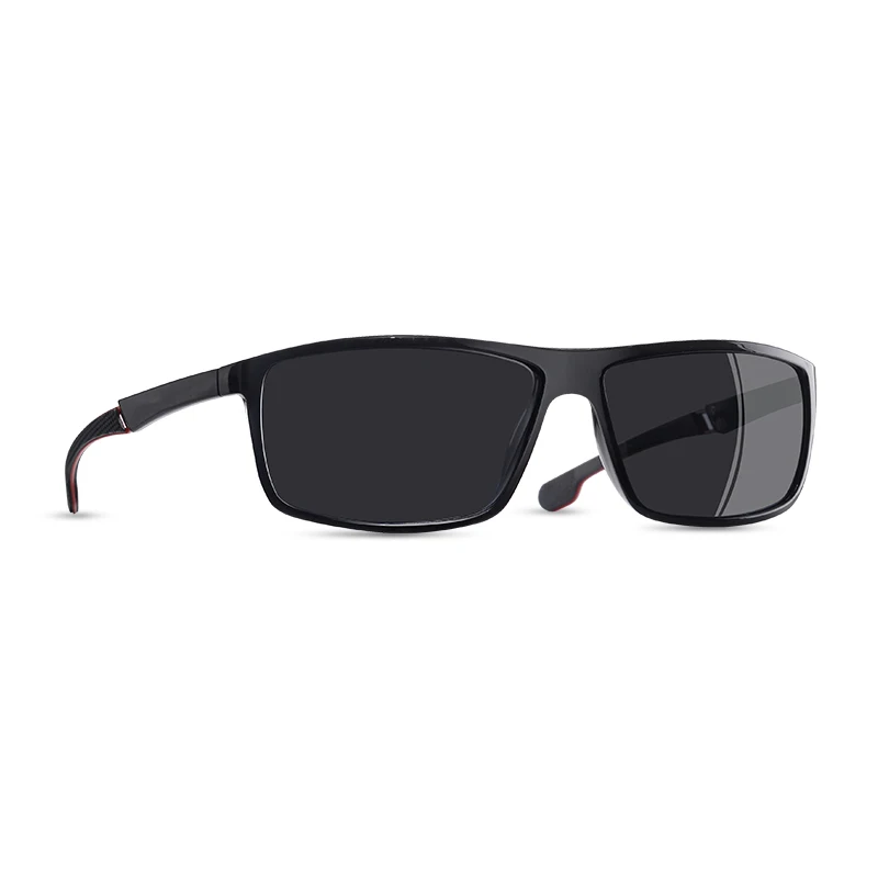 C1Bright black AOFLY, дизайнерские, модные, поляризационные, мужские солнцезащитные очки, квадратная оправа, для вождения, солнцезащитные очки для женщин, для рыбалки, мужские, zonnebril heren, UV400 - Цвет линз: C1Bright black