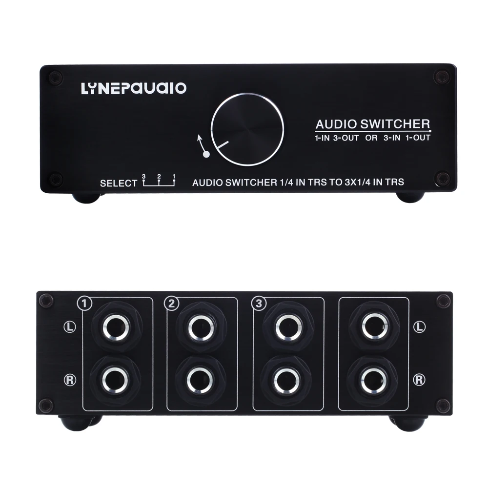 

Speaker Switch Selector Splitter Box 3 In 1 Out or 1 In 3 Out Power Amplifier Audio Switch Distribution Box