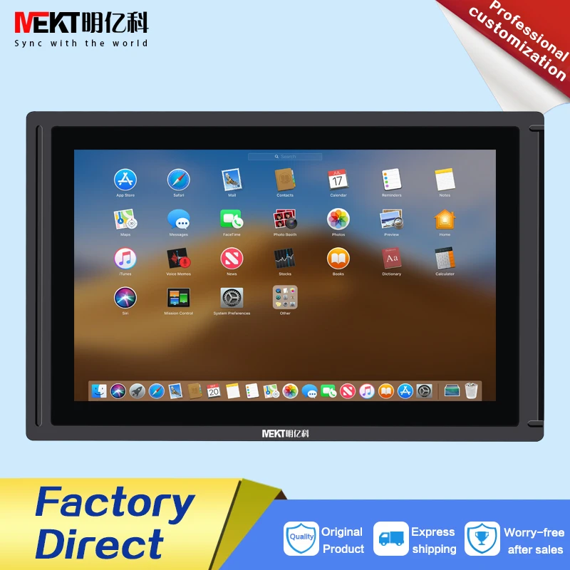 US $298.00 Rugged Android Monitor Ethernet 10101 Inch Industrial Touch Screen AllInOne Machine Elevator Advertising Player Monitor