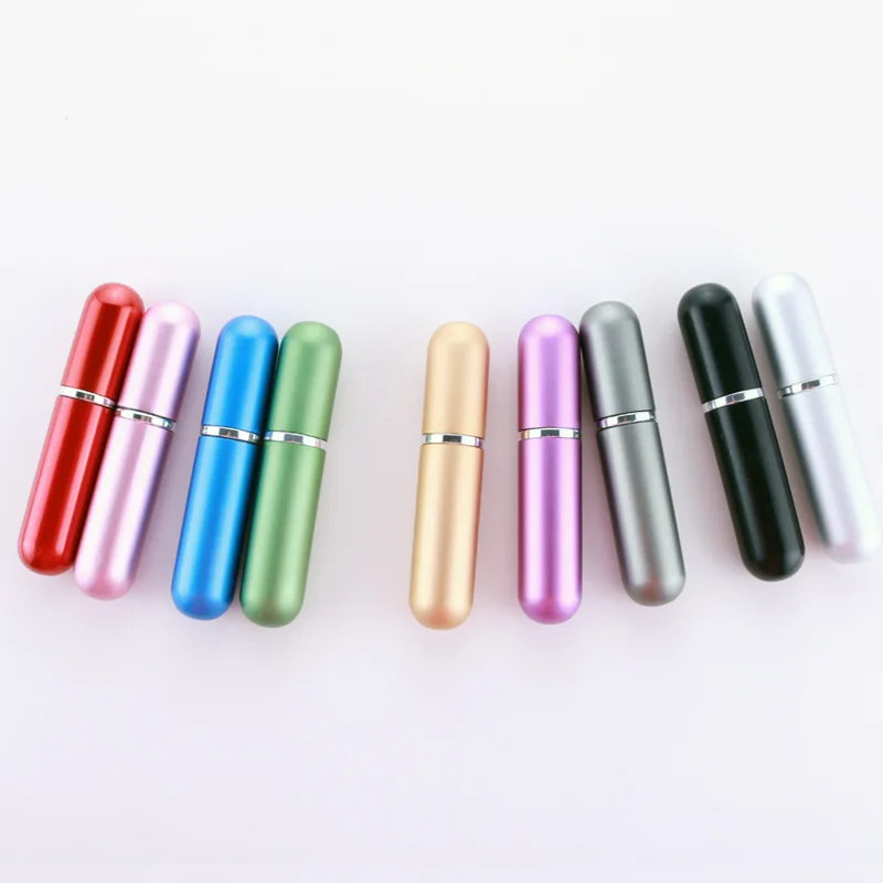 

5ml Refillable Mini Perfume Spray Bottle Aluminum Spray Atomizer Portable Travel Cosmetic Container Perfume Bottle
