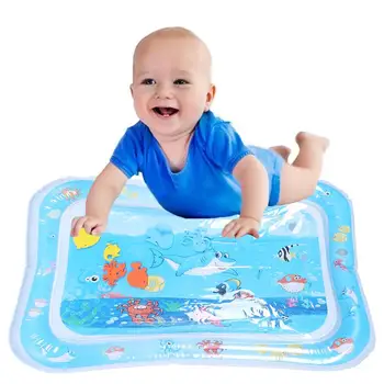 

1pc Inflatable Water Cushion Creative Playing Pad Inflatable Crawling Cushion Water Play Mat Baby Water Mat 67x48x0.5 cm