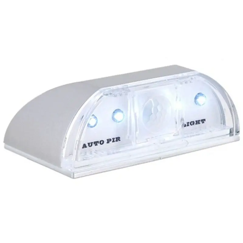 

Keyhole Light Lamp PIR Infrared Wireless Auto Sensor Motion Detector Door Keyhole with 4 LED Light Lamp Stick-on Anywhere Tap Li
