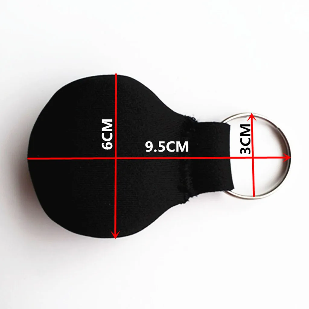 Neoprene Floating Keychain + Stainless Steel Accessory Gift Navigation Kayak Fishing Floating Keyring