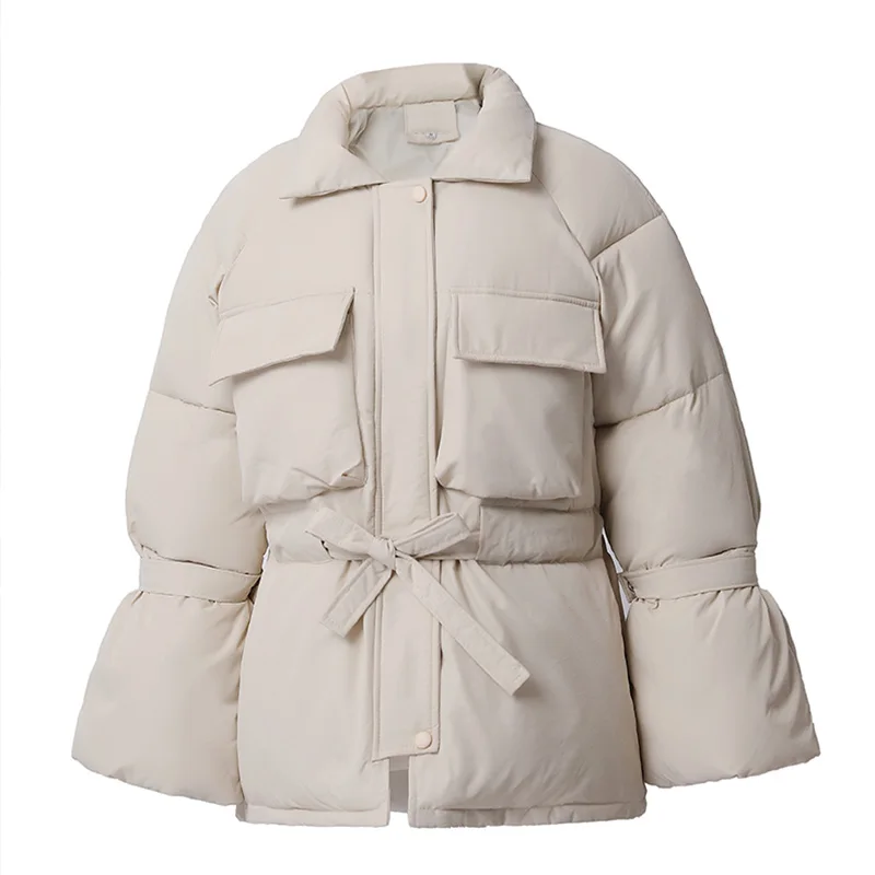 Fitaylor2019 новое зимнее пальто с хлопковой подбивкой парки женские Свободные пиджаки Свободное пальто Женская Толстая куртка пальто