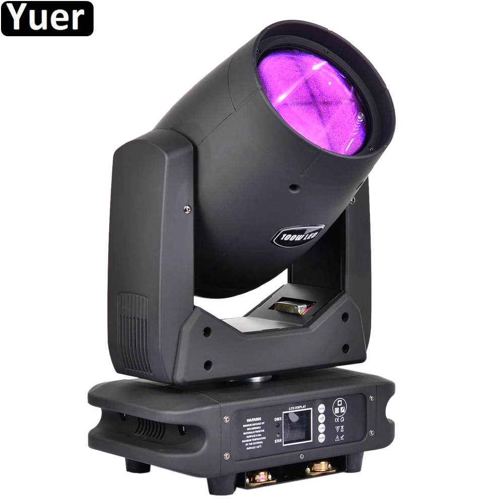 Светодиодный 100 Вт Луч точечный светодиодный светильник DMX512 движущаяся головка светильник Профессиональный DJ Бар вечерние шоу сценический эффект ночной Светильник СВЕТОДИОДНЫЙ сценический аппарат